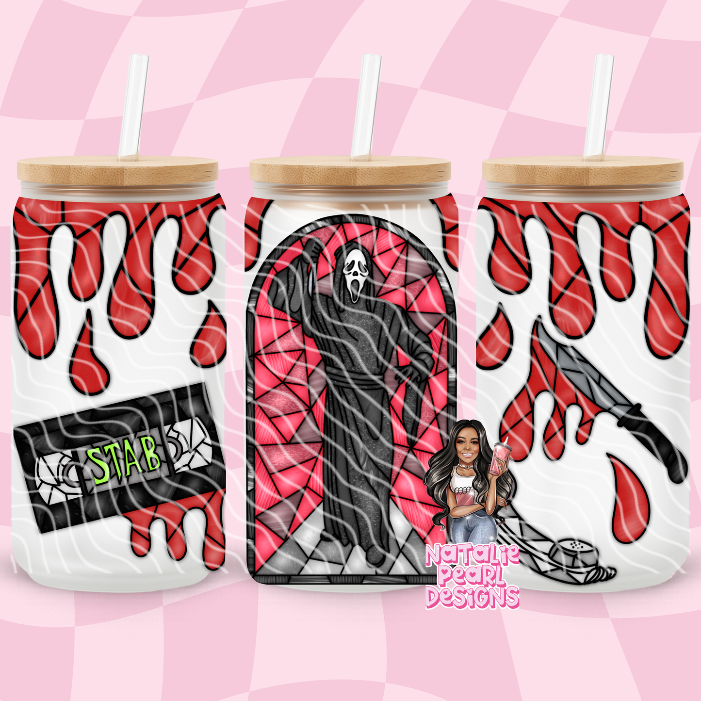 Horror Glass Cans
