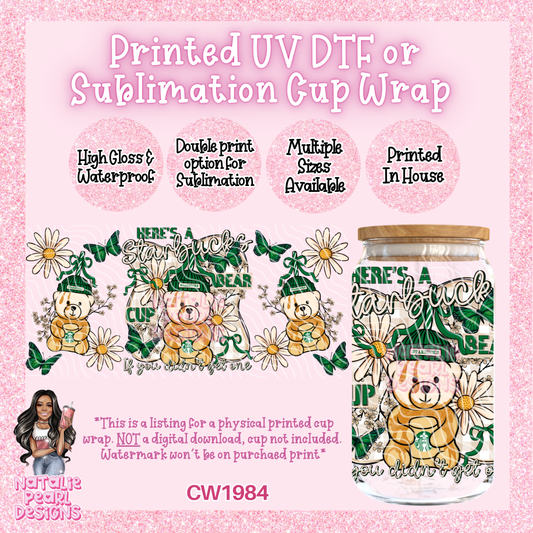 CW1984 UV DTF/SUB Cup Wraps