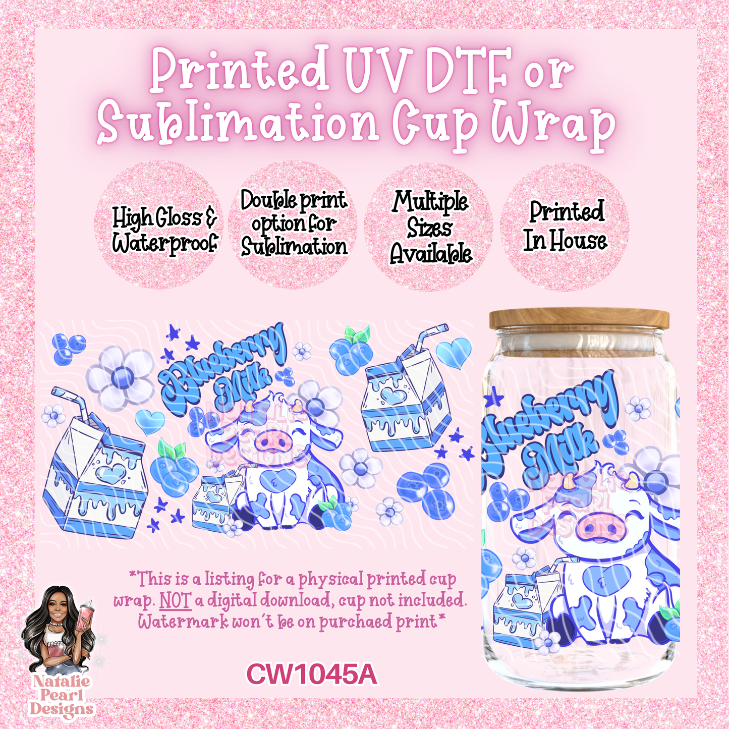 CW1045A UV DTF/SUB Cup Wrap