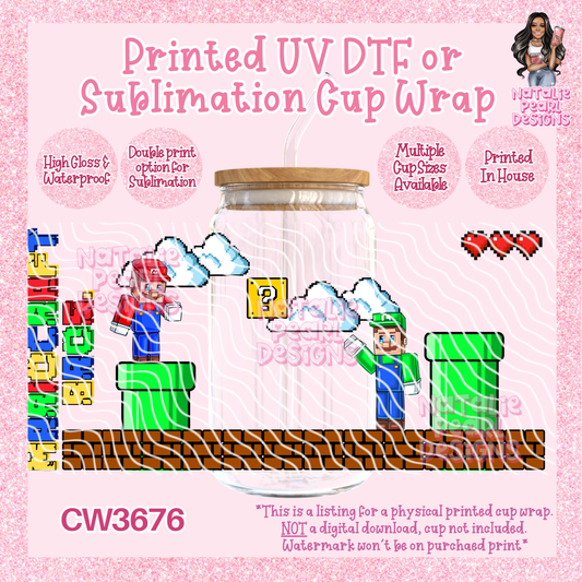 CW3676 UV DTF/SUB Cup Wraps