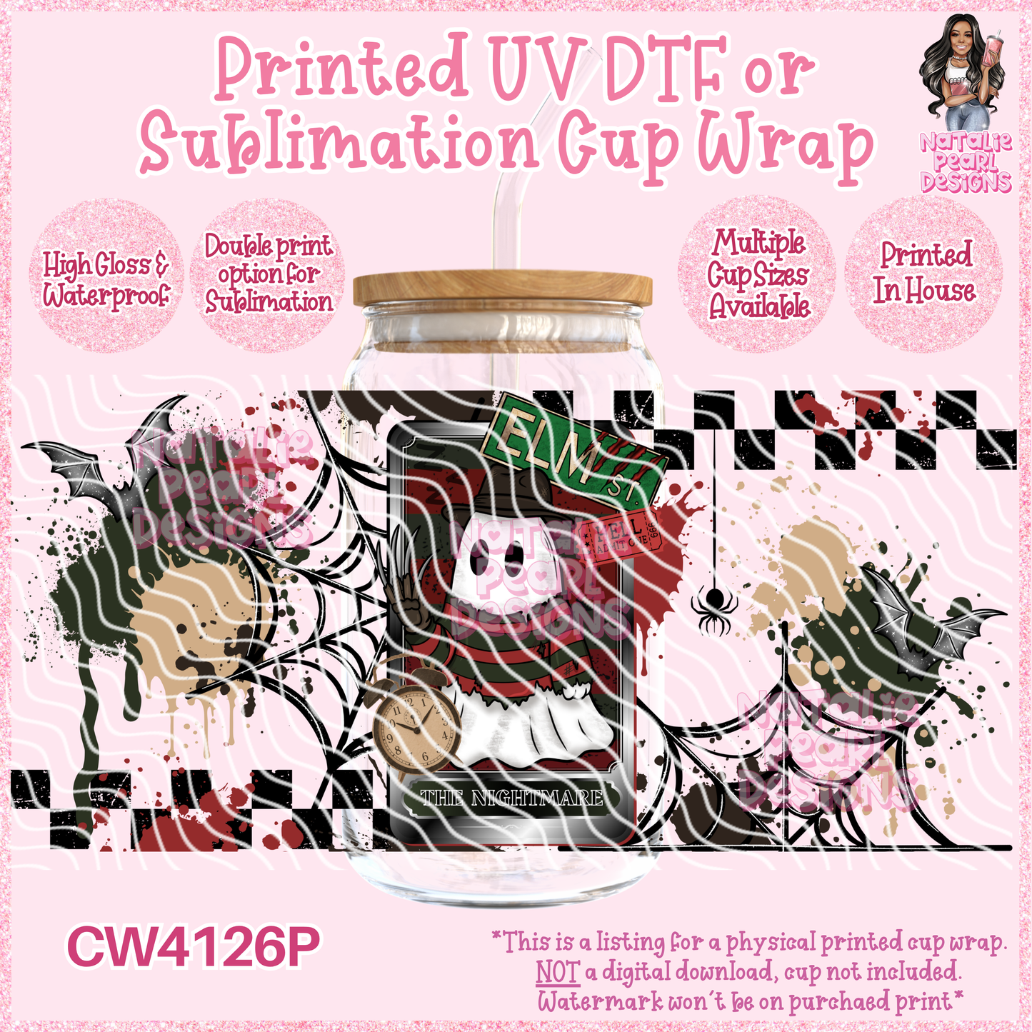 CW4126P UV DTF/SUB Cup Wraps