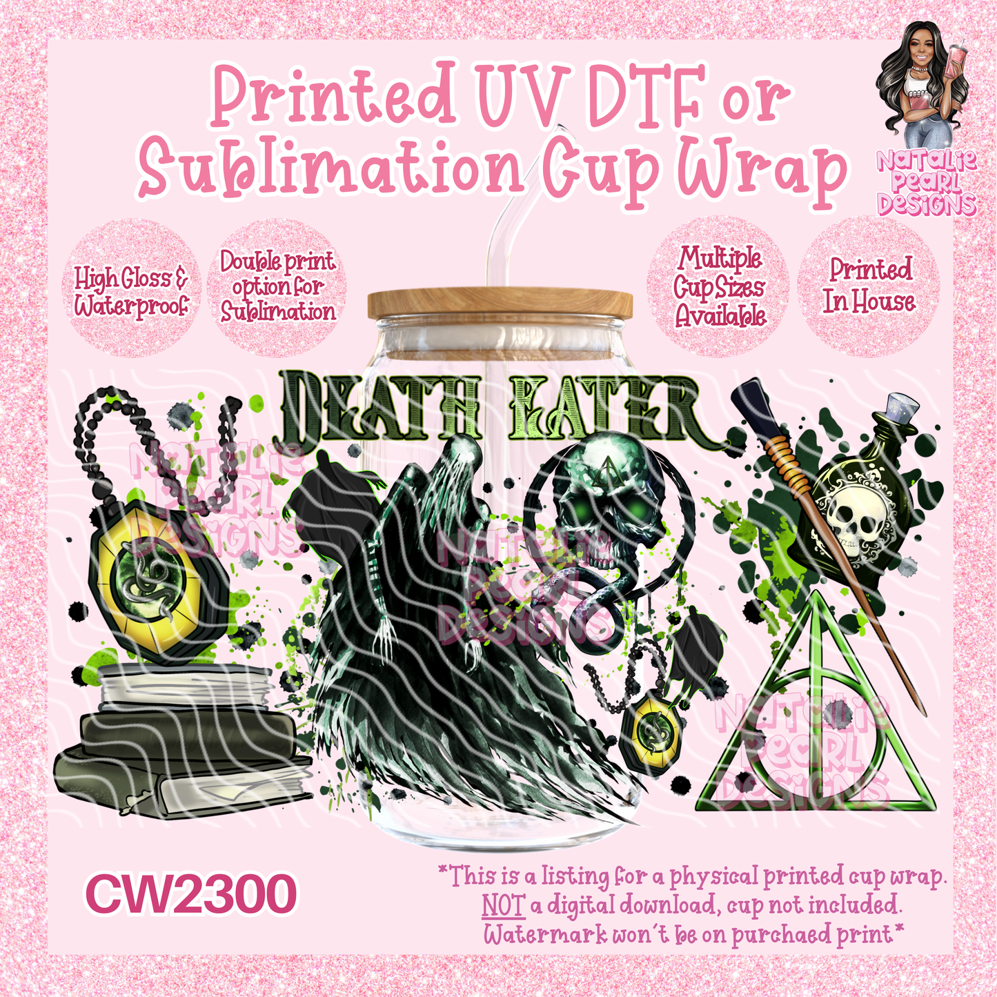 CW2300 UV DTF/SUB Cup Wraps