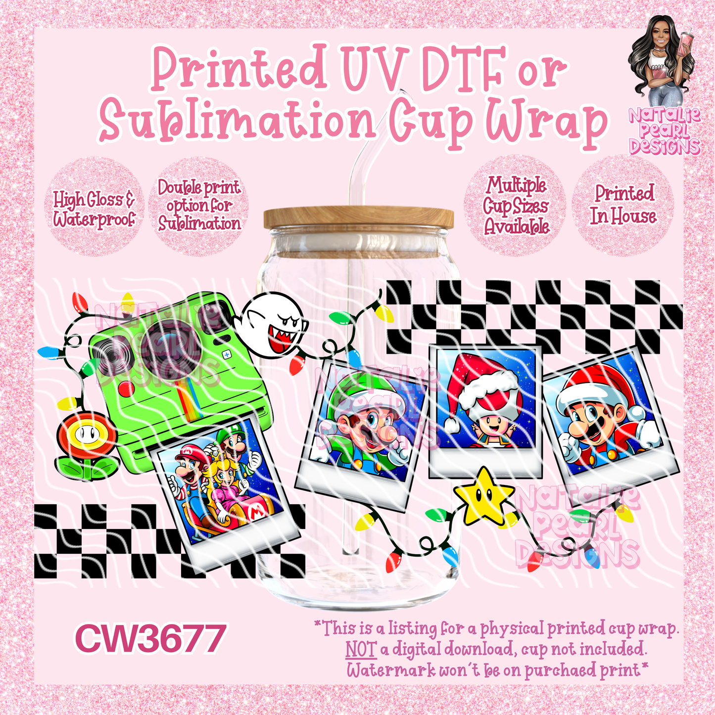 CW3677 UV DTF/SUB Cup Wraps