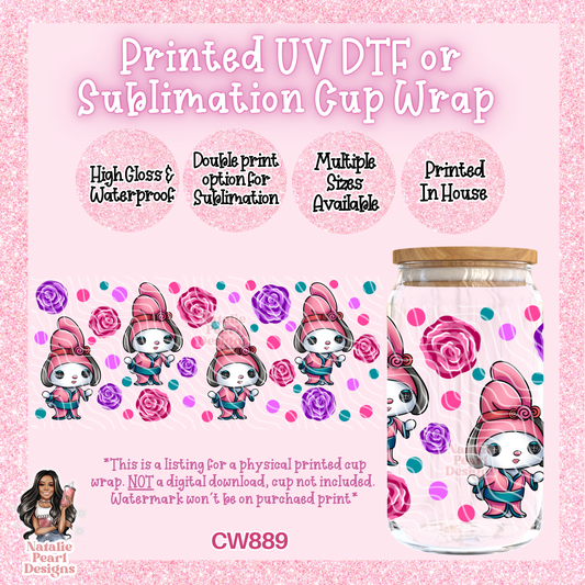 CW889 UV DTF/SUB Cup Wrap