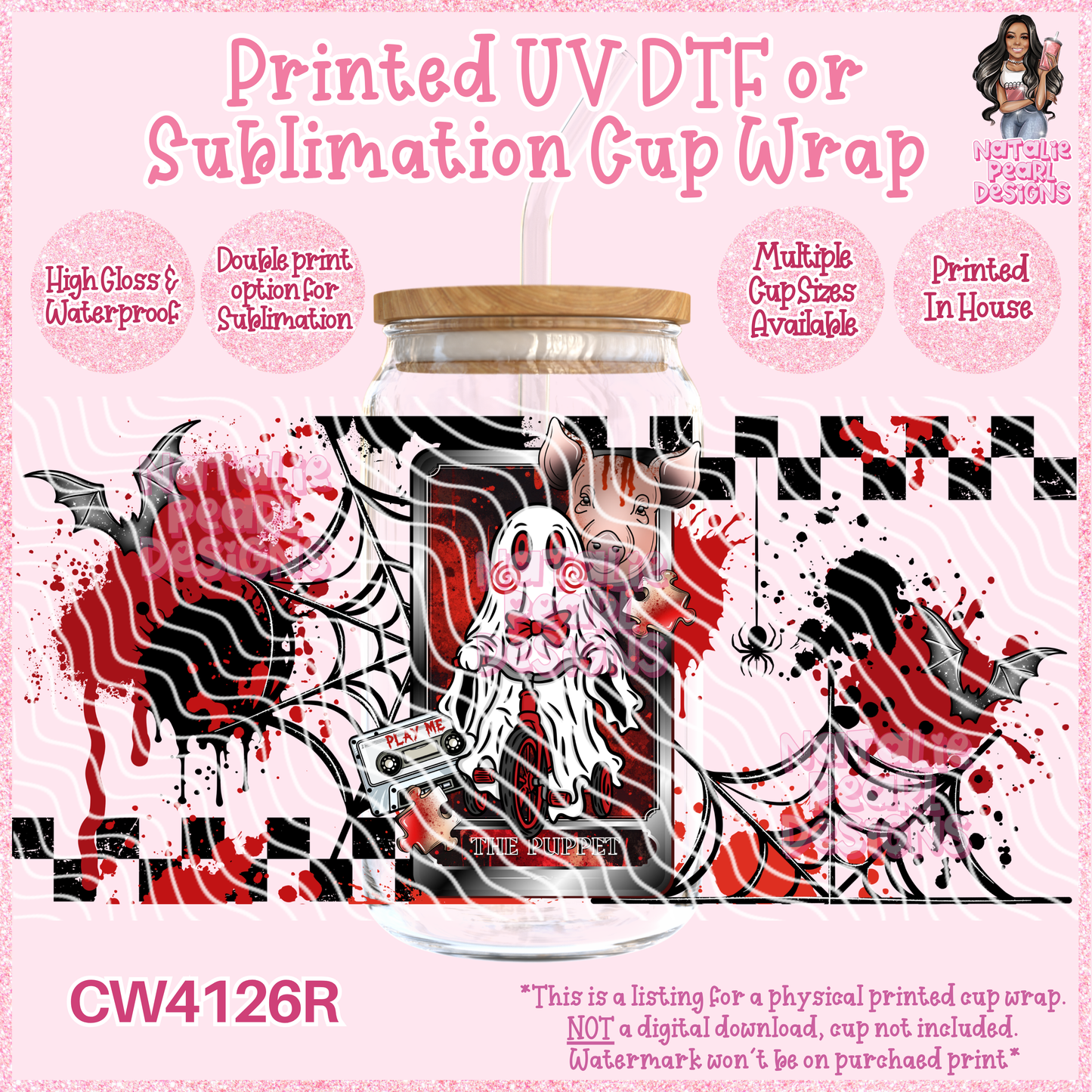 CW4126R UV DTF/SUB Cup Wraps