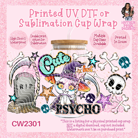 CW2301 UV DTF/SUB Cup Wraps