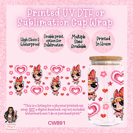 CW891 UV DTF/SUB Cup Wrap