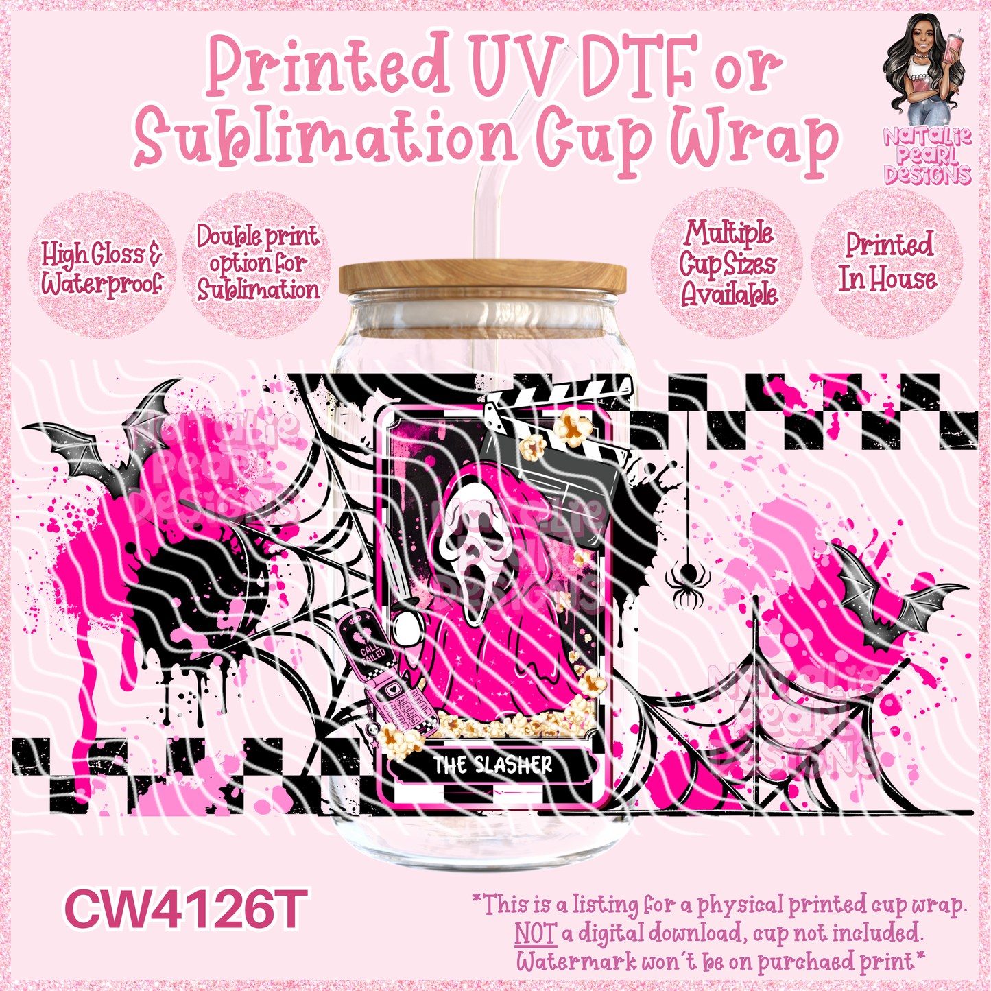 CW4126T UV DTF/SUB Cup Wraps
