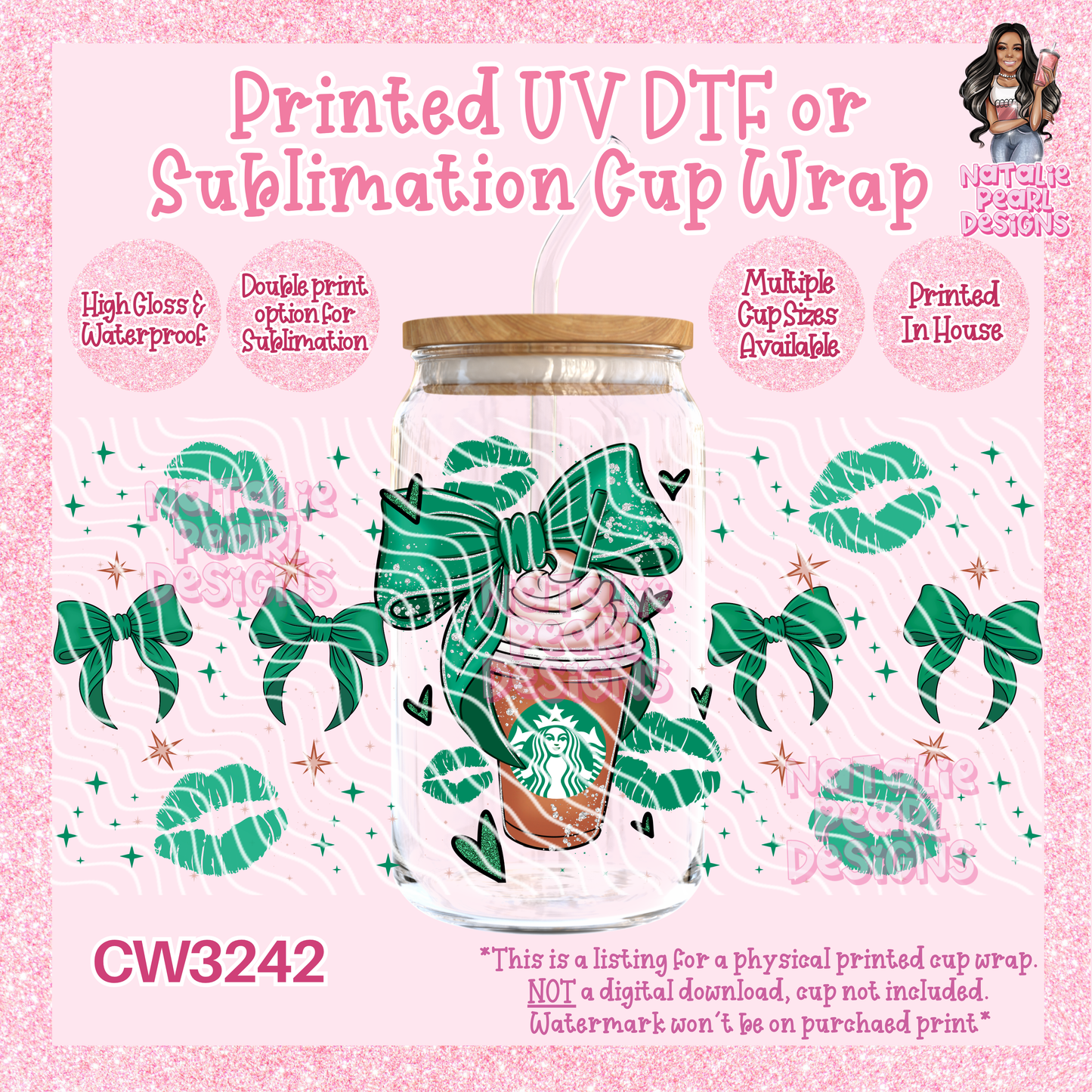 CW3242 UV DTF/SUB Cup Wraps
