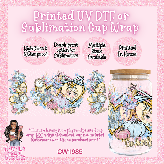 CW1985 UV DTF/SUB Cup Wraps