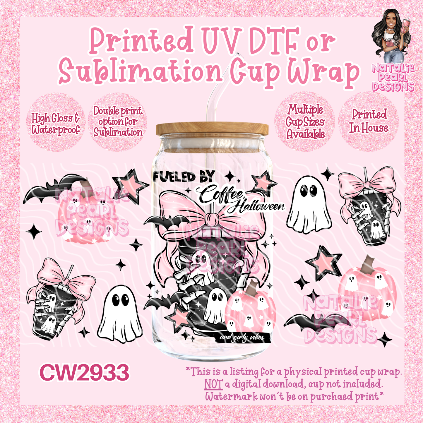 CW2933 UV DTF/SUB Cup Wraps