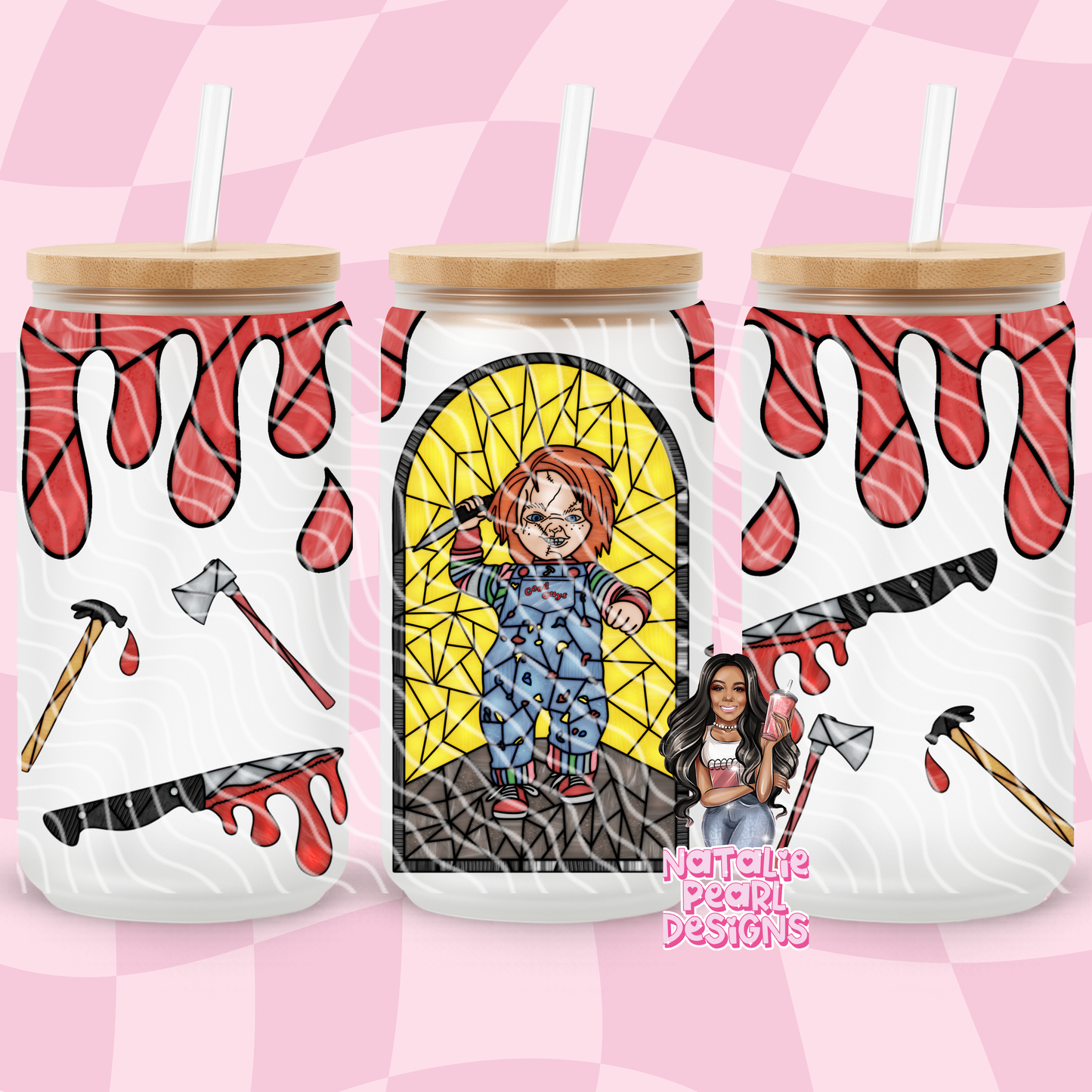Horror Glass Cans