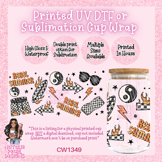 CW1349 UV DTF/SUB Cup Wrap