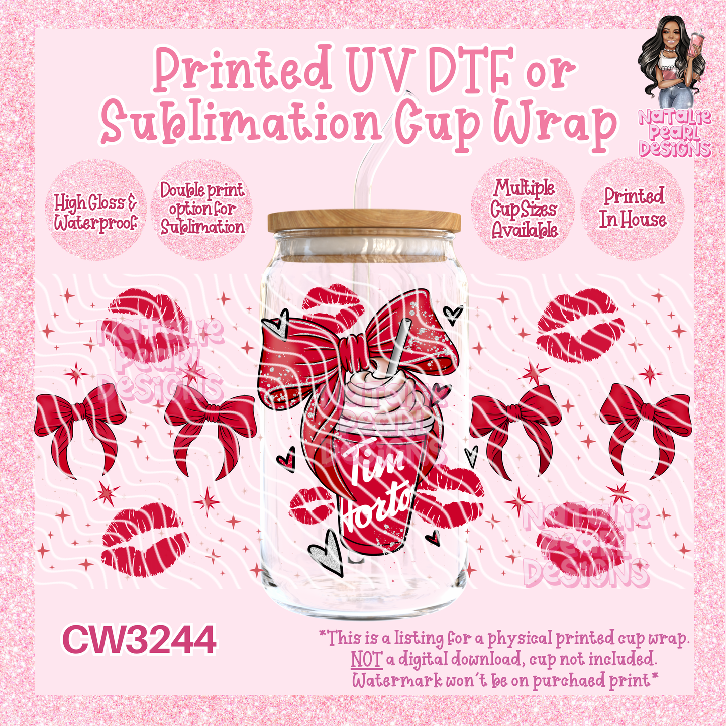 CW3244 UV DTF/SUB Cup Wraps