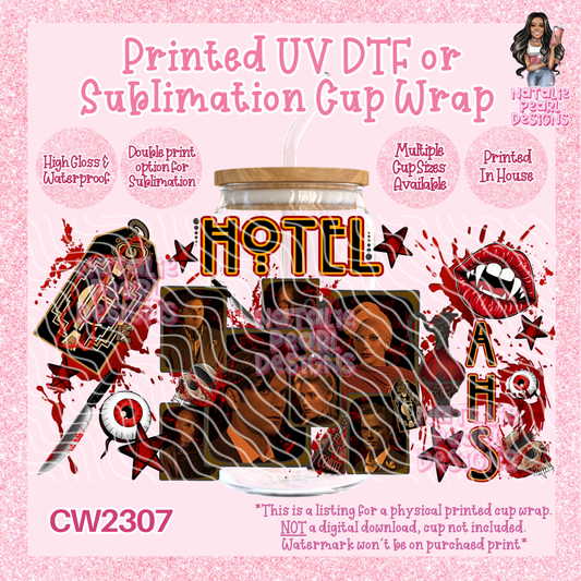 CW2307 UV DTF/SUB Cup Wraps