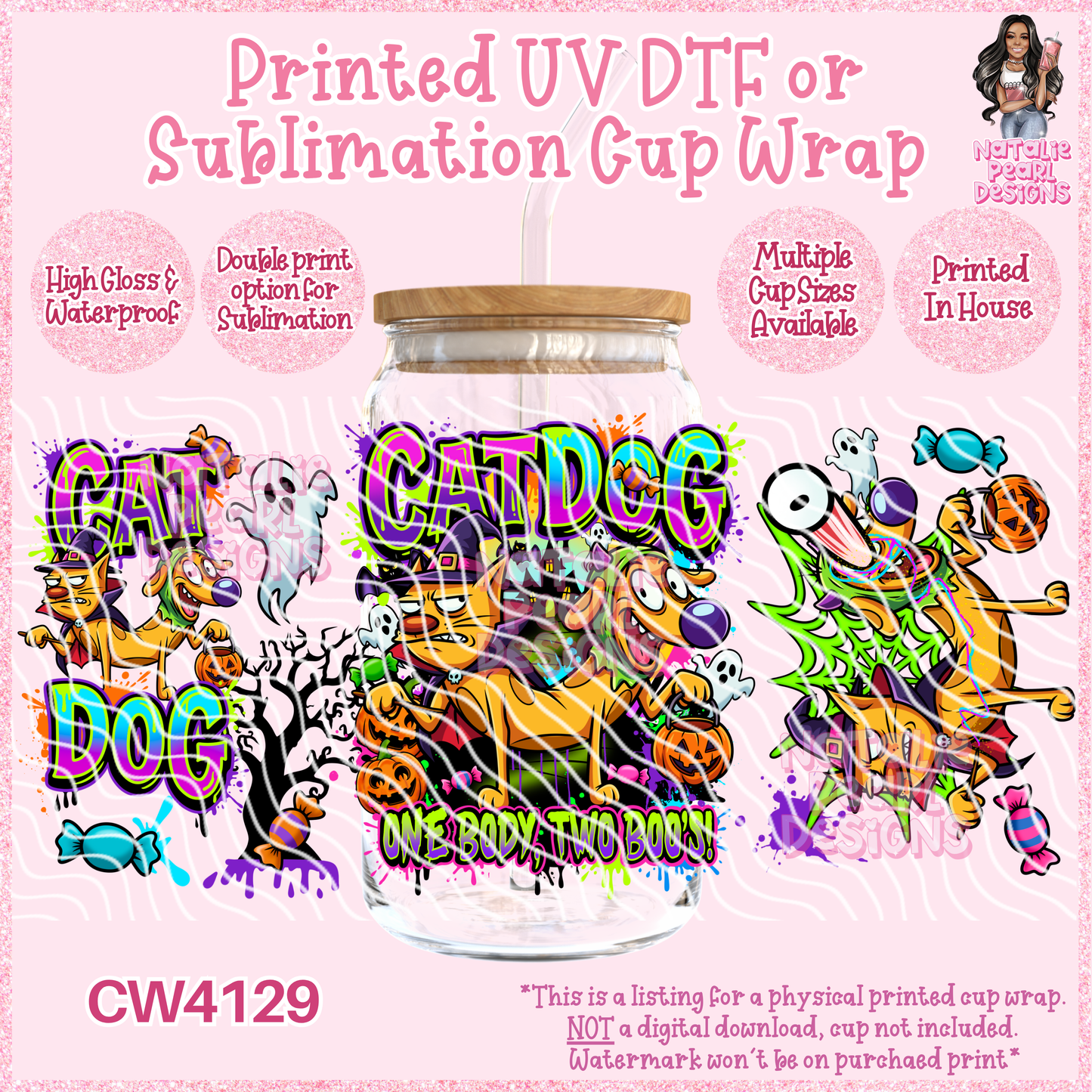 CW4129 UV DTF/SUB Cup Wraps