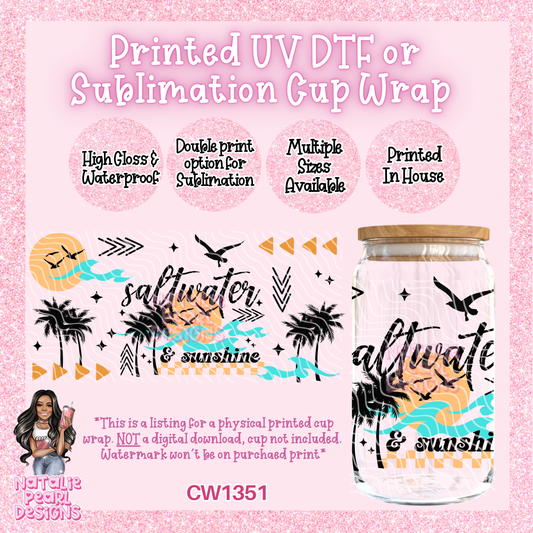 CW1351 UV DTF/SUB Cup Wrap