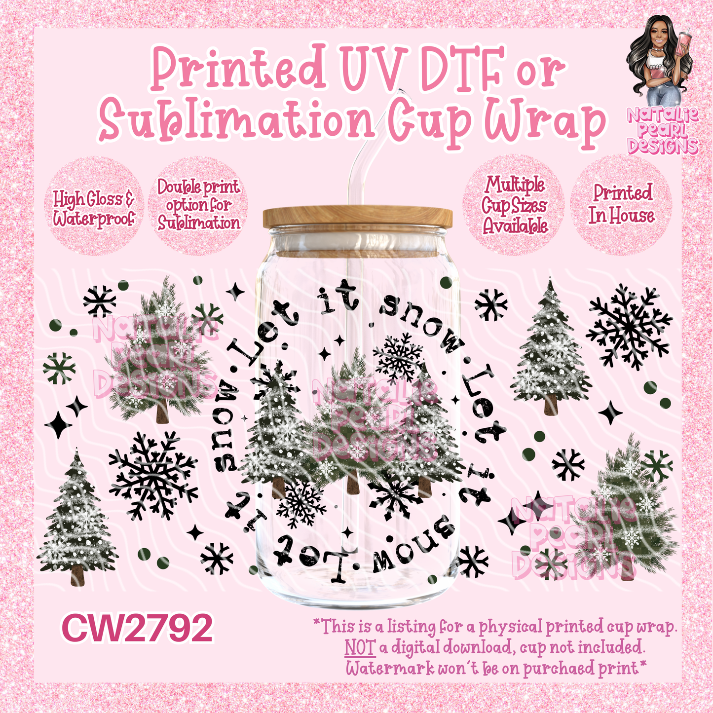 CW2792 UV DTF/SUB Cup Wraps
