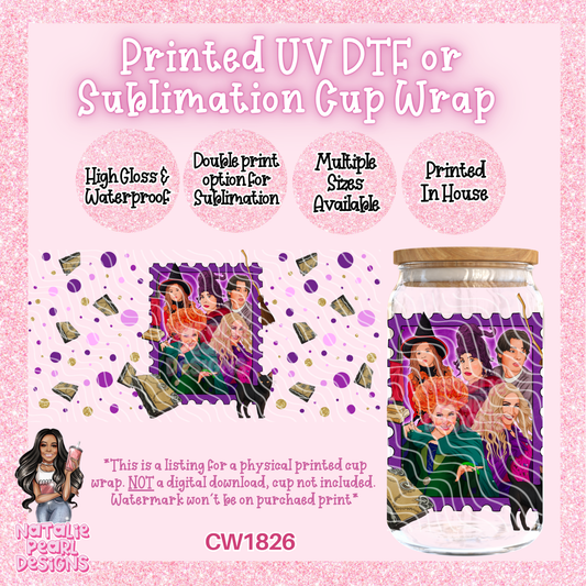 CW1826 UV DTF/SUB Cup Wraps