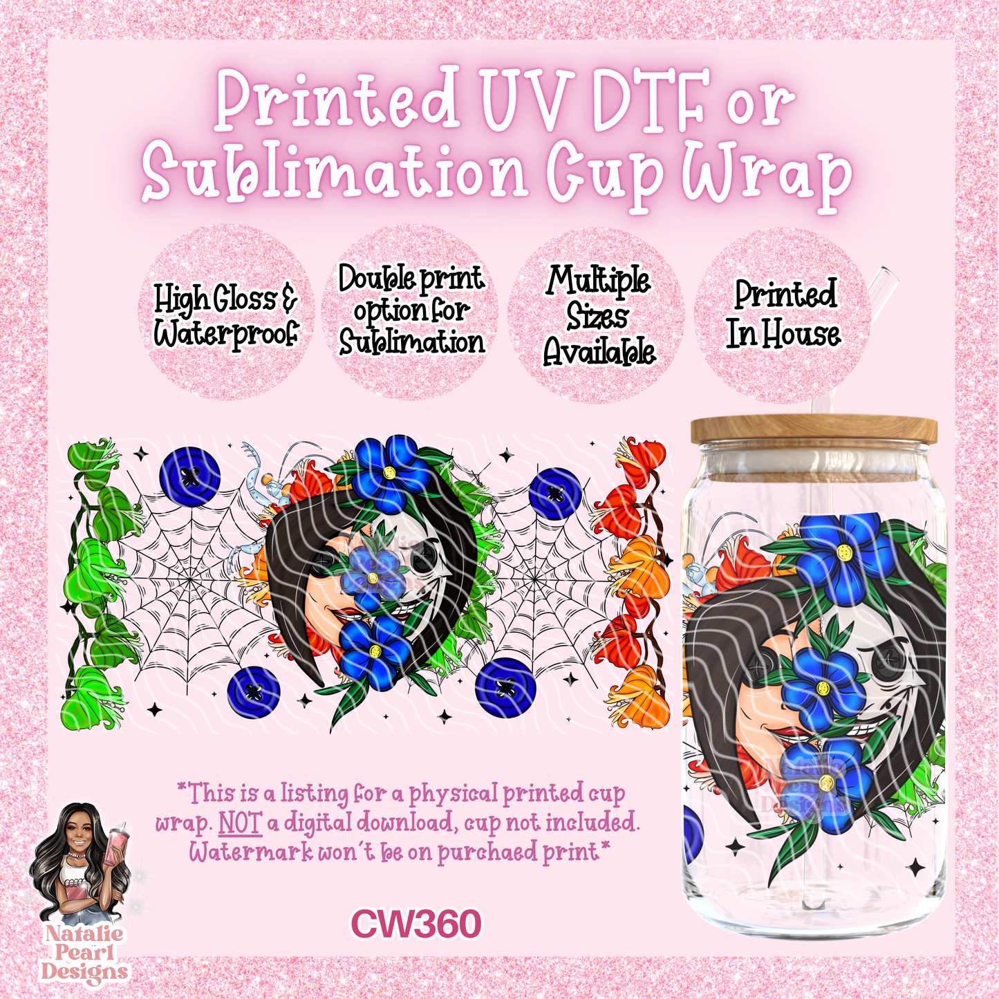 CW360 UV DTF/SUB Cup Wrap