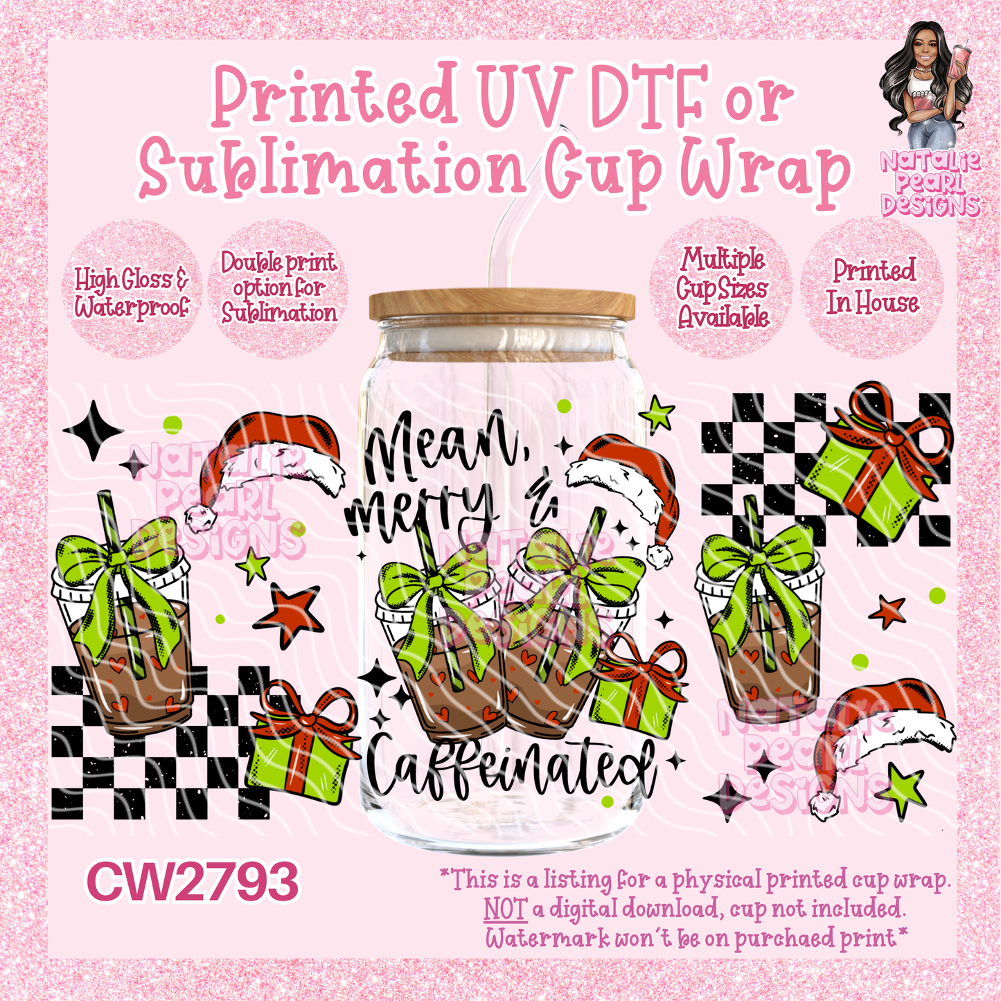 CW2793 UV DTF/SUB Cup Wraps