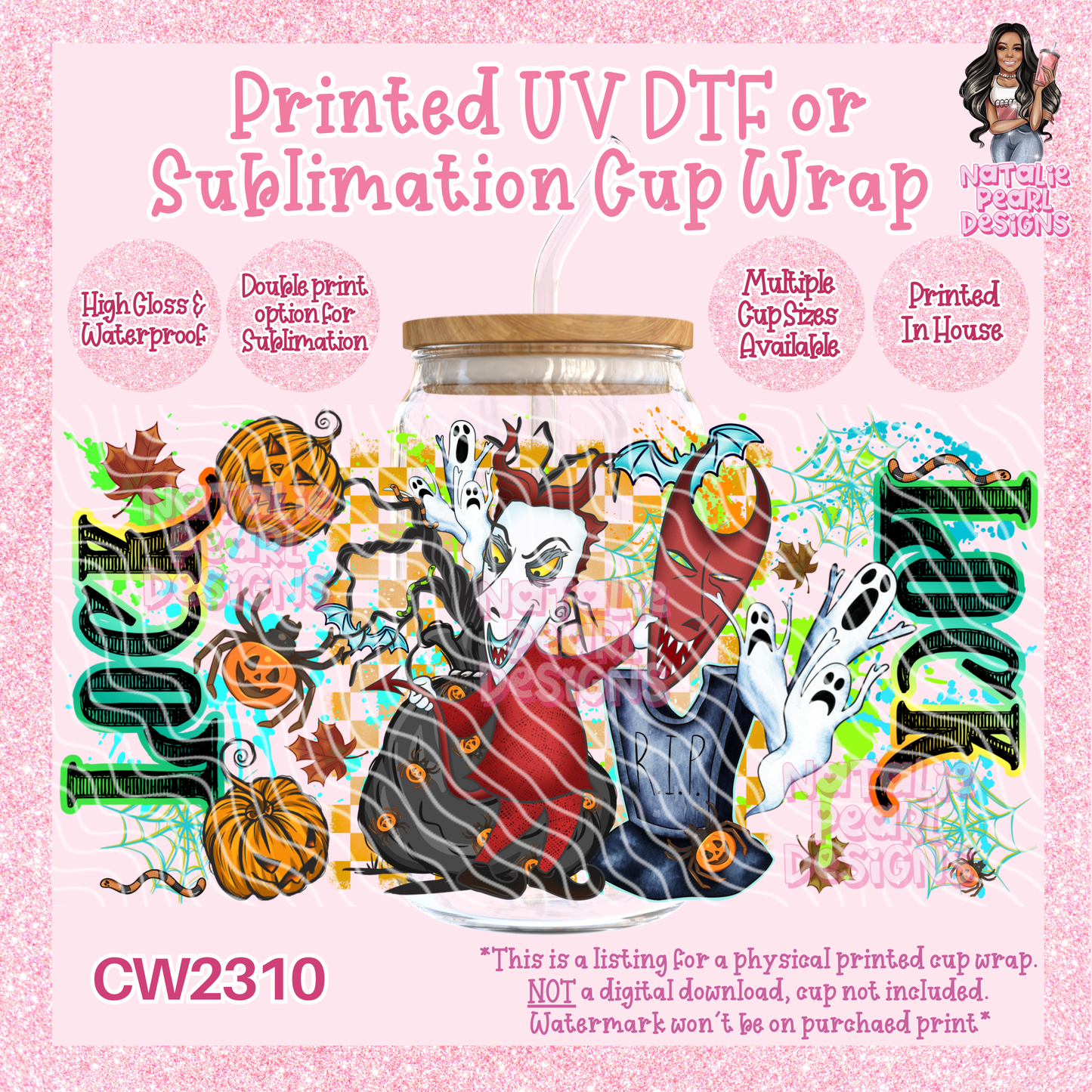 CW2310 UV DTF/SUB Cup Wraps