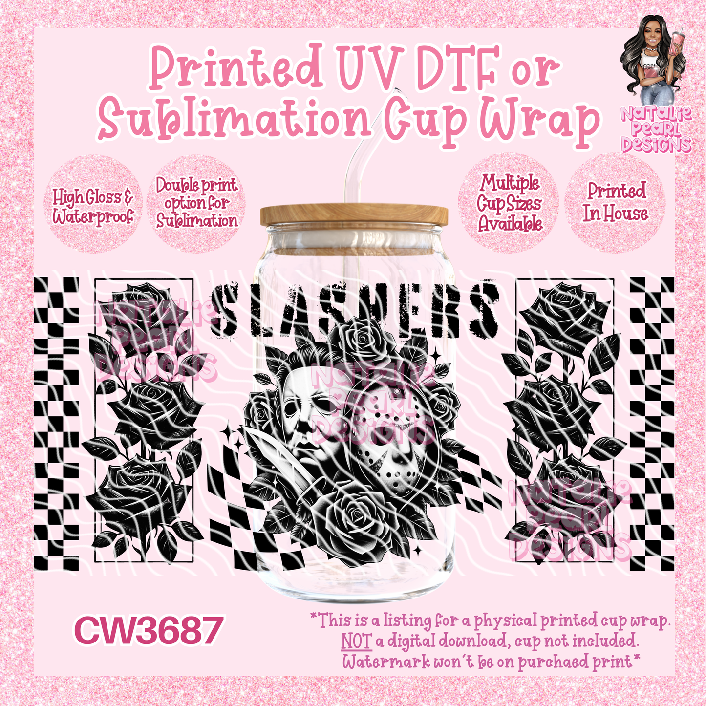 CW3687 UV DTF/SUB Cup Wraps