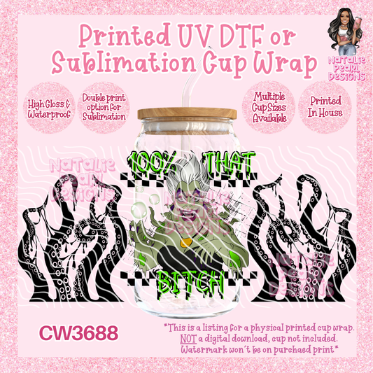 CW3688 UV DTF/SUB Cup Wraps