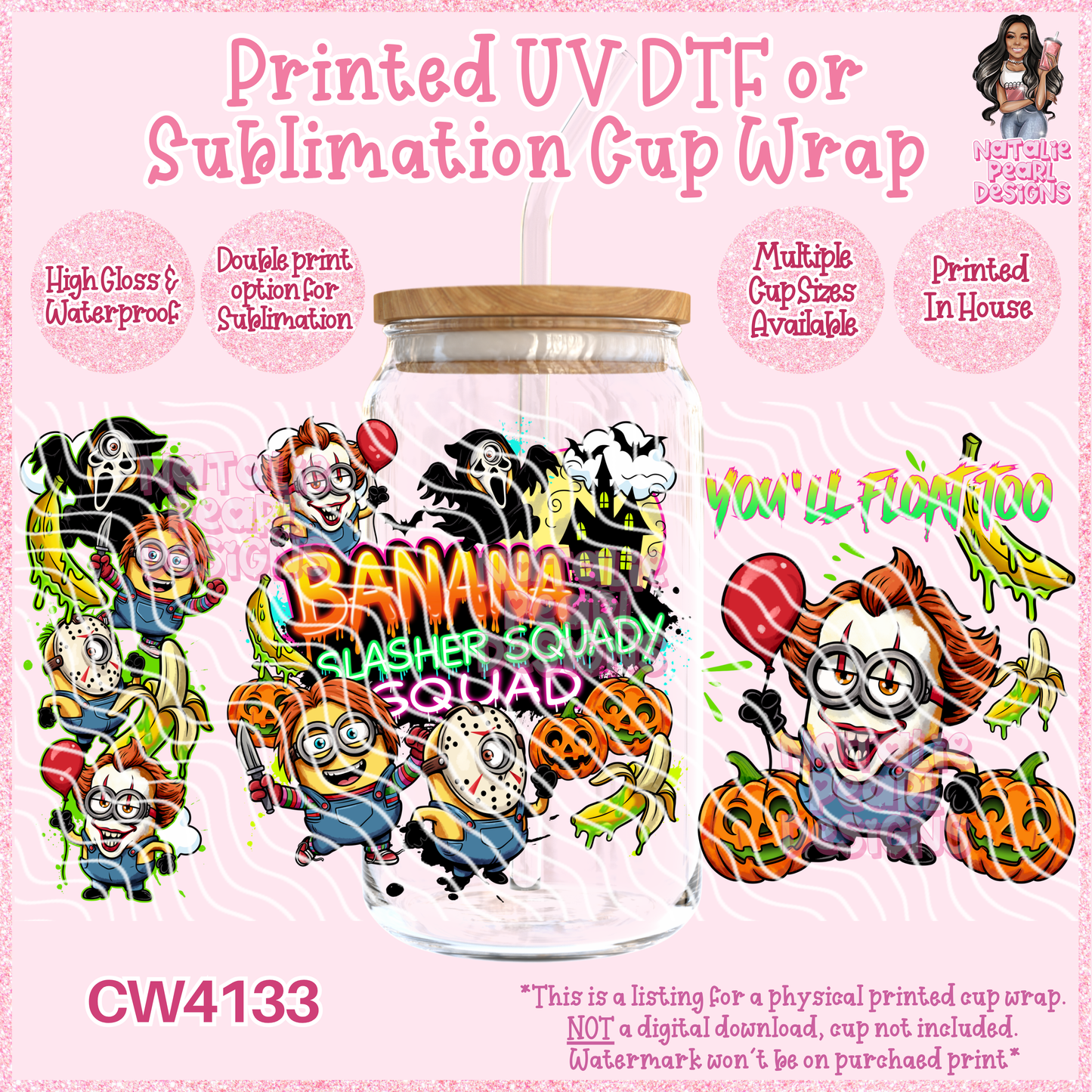 CW4133 UV DTF/SUB Cup Wraps
