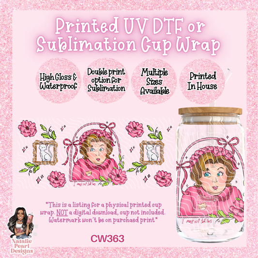 CW363 UV DTF/SUB Cup Wrap