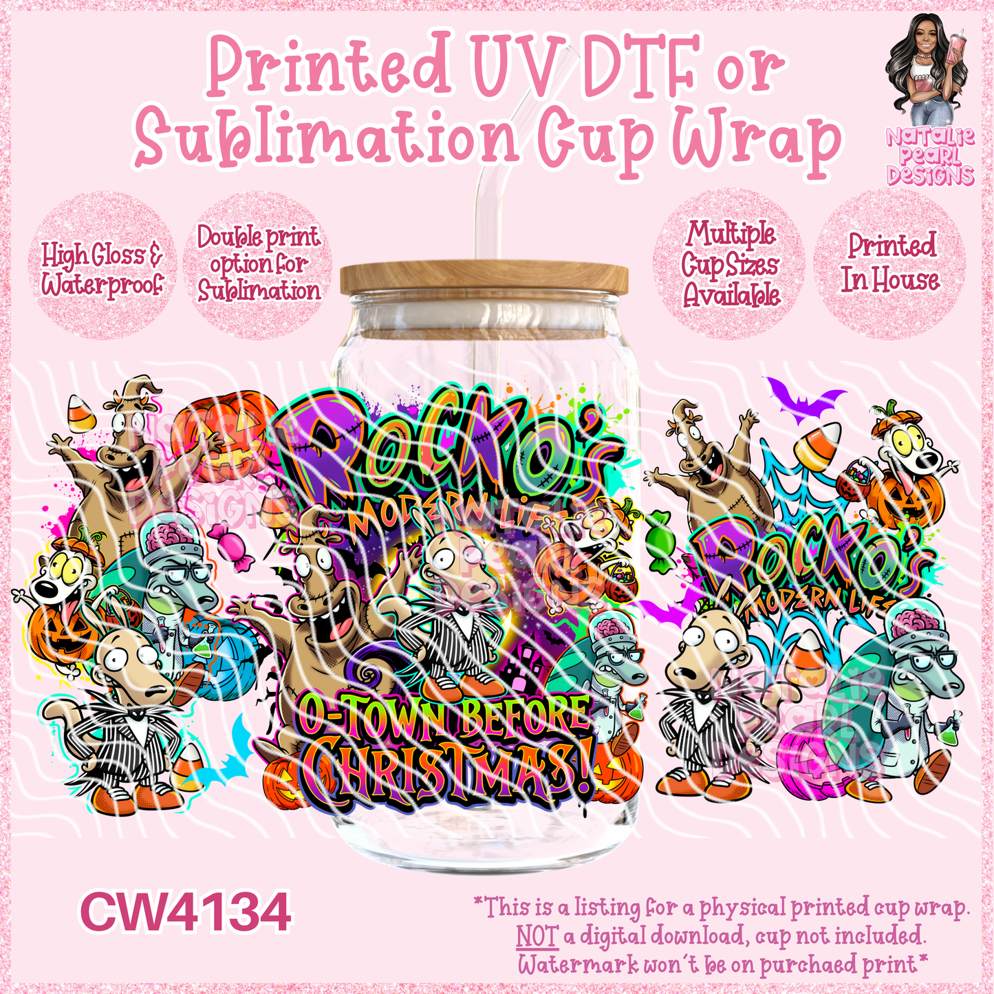 CW4134 UV DTF/SUB Cup Wraps