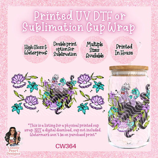 CW364 UV DTF/SUB Cup Wrap