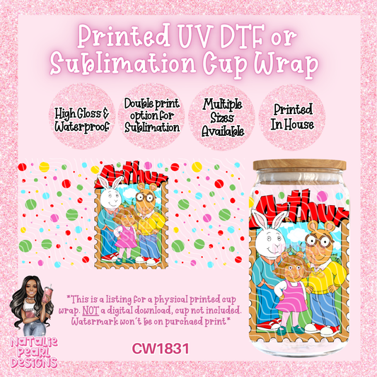CW1831 UV DTF/SUB Cup Wraps