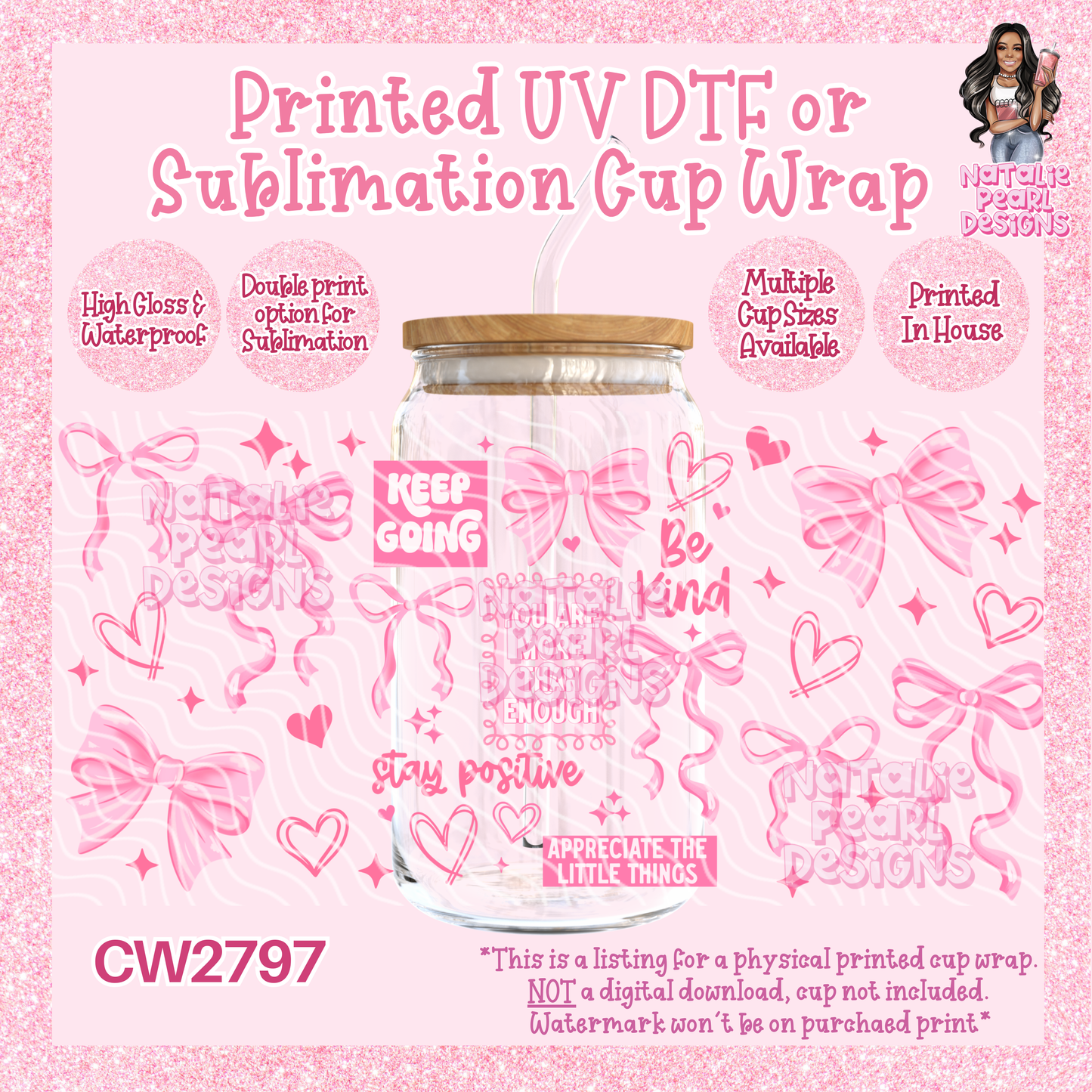 CW2797 UV DTF/SUB Cup Wraps