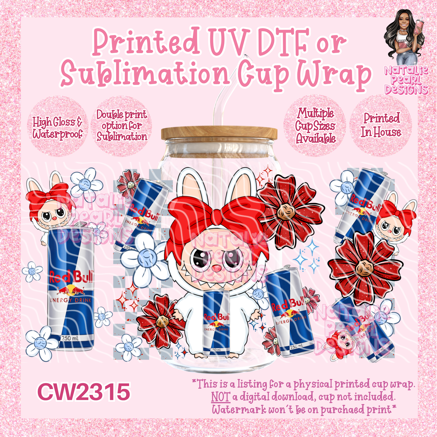 CW2315 UV DTF/SUB Cup Wraps