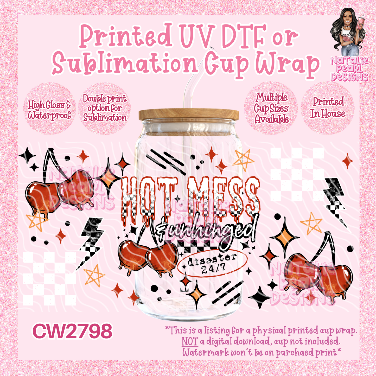 CW2798 UV DTF/SUB Cup Wraps