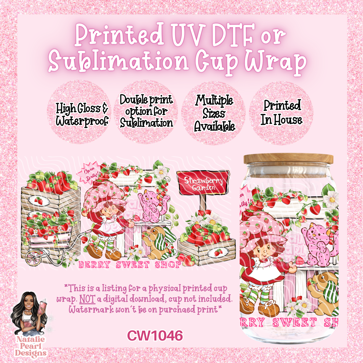 CW1046 UV DTF/SUB Cup Wrap
