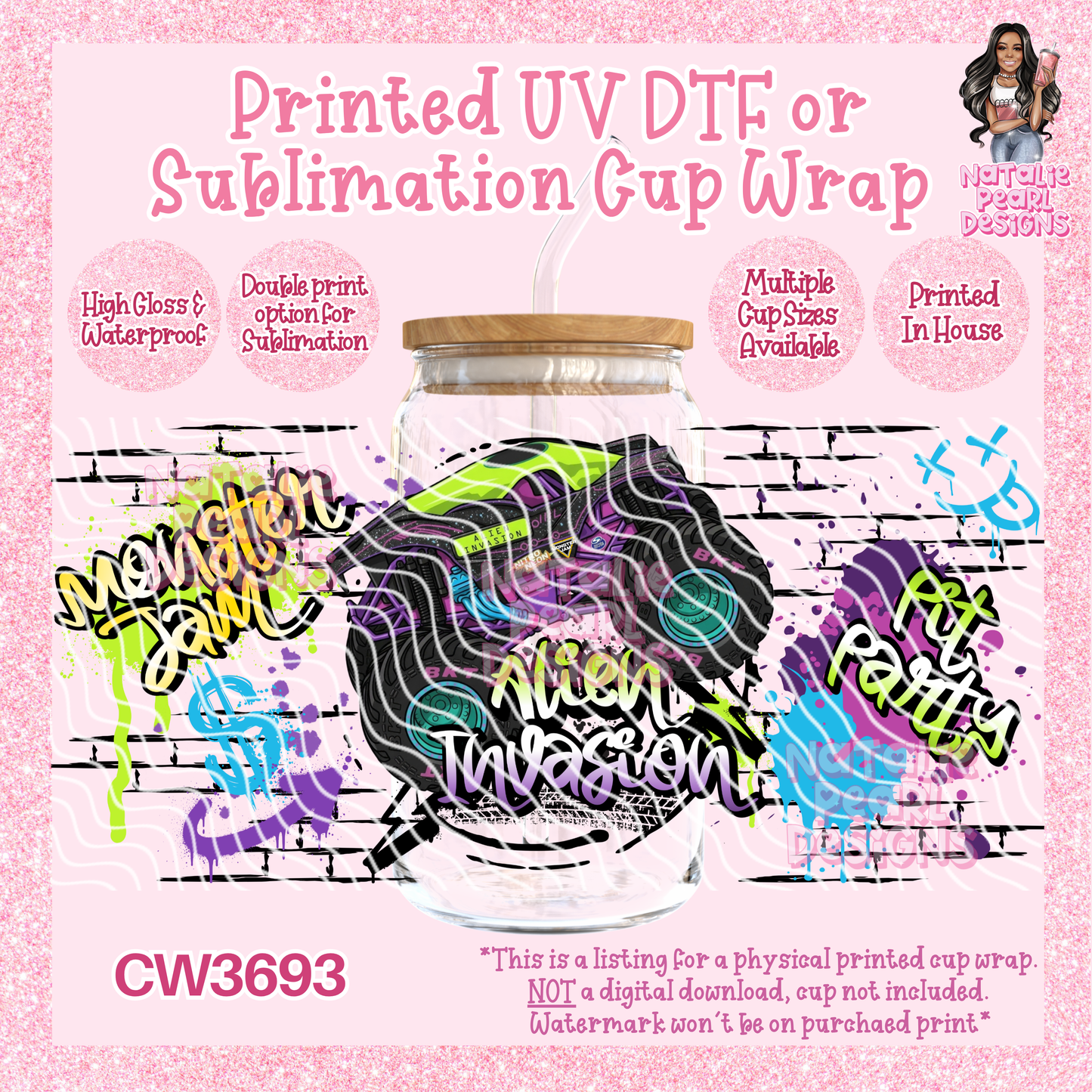 CW3693 UV DTF/SUB Cup Wraps