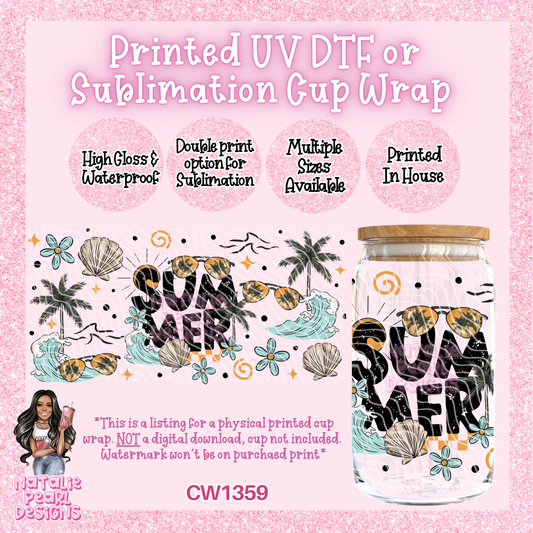 CW1359 UV DTF/SUB Cup Wrap