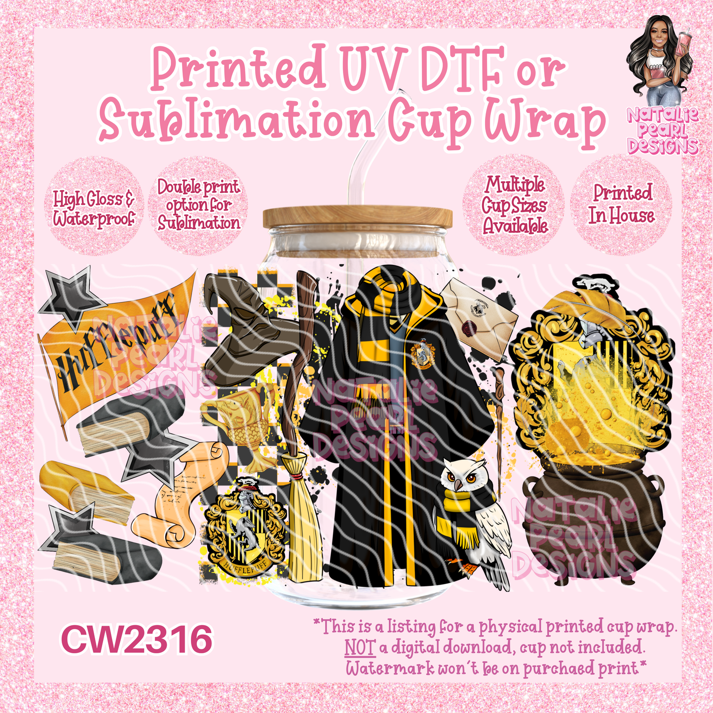 CW2316 UV DTF/SUB Cup Wraps