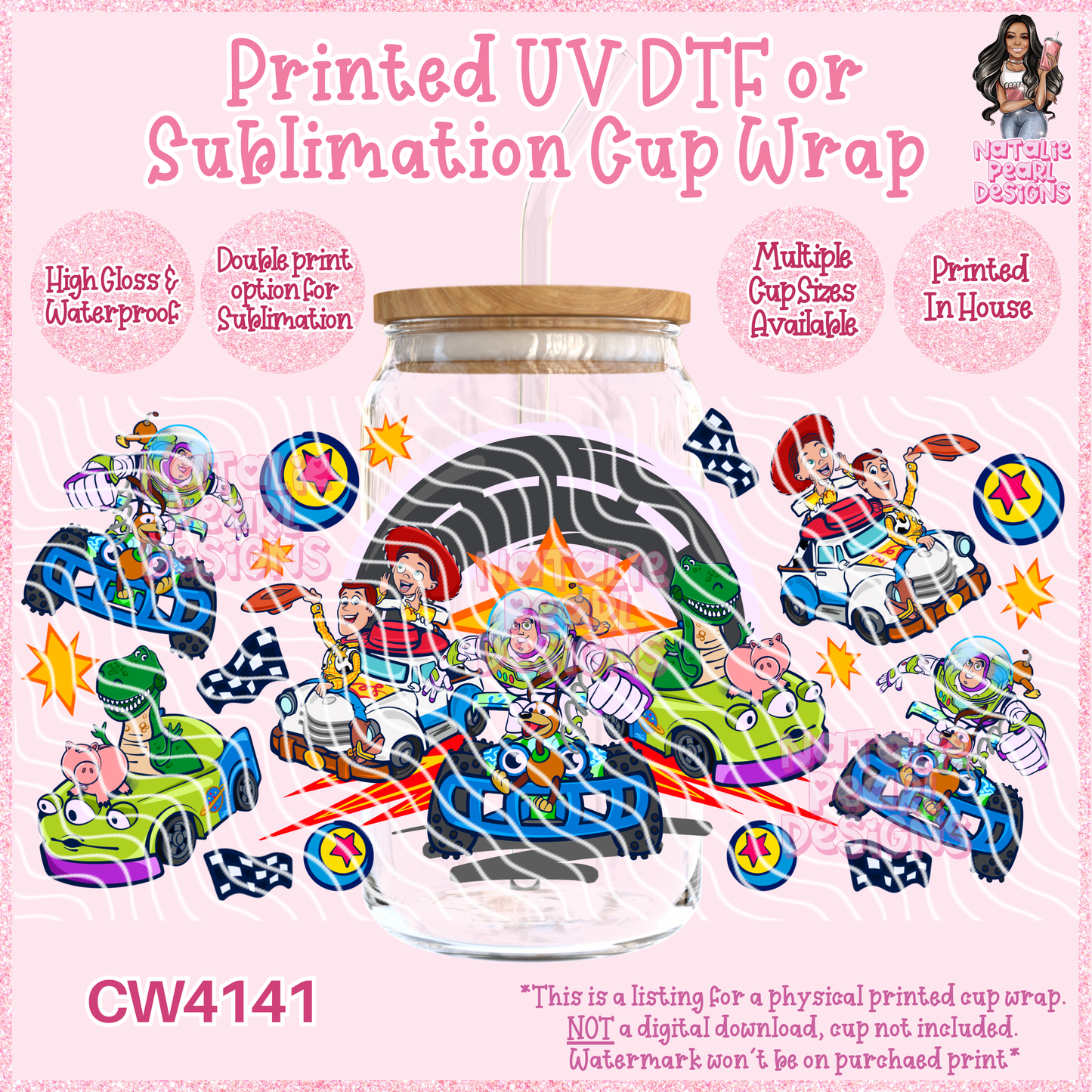 CW4141 UV DTF/SUB Cup Wraps