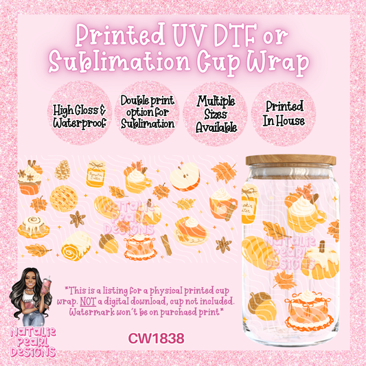 CW1838 UV DTF/SUB Cup Wraps