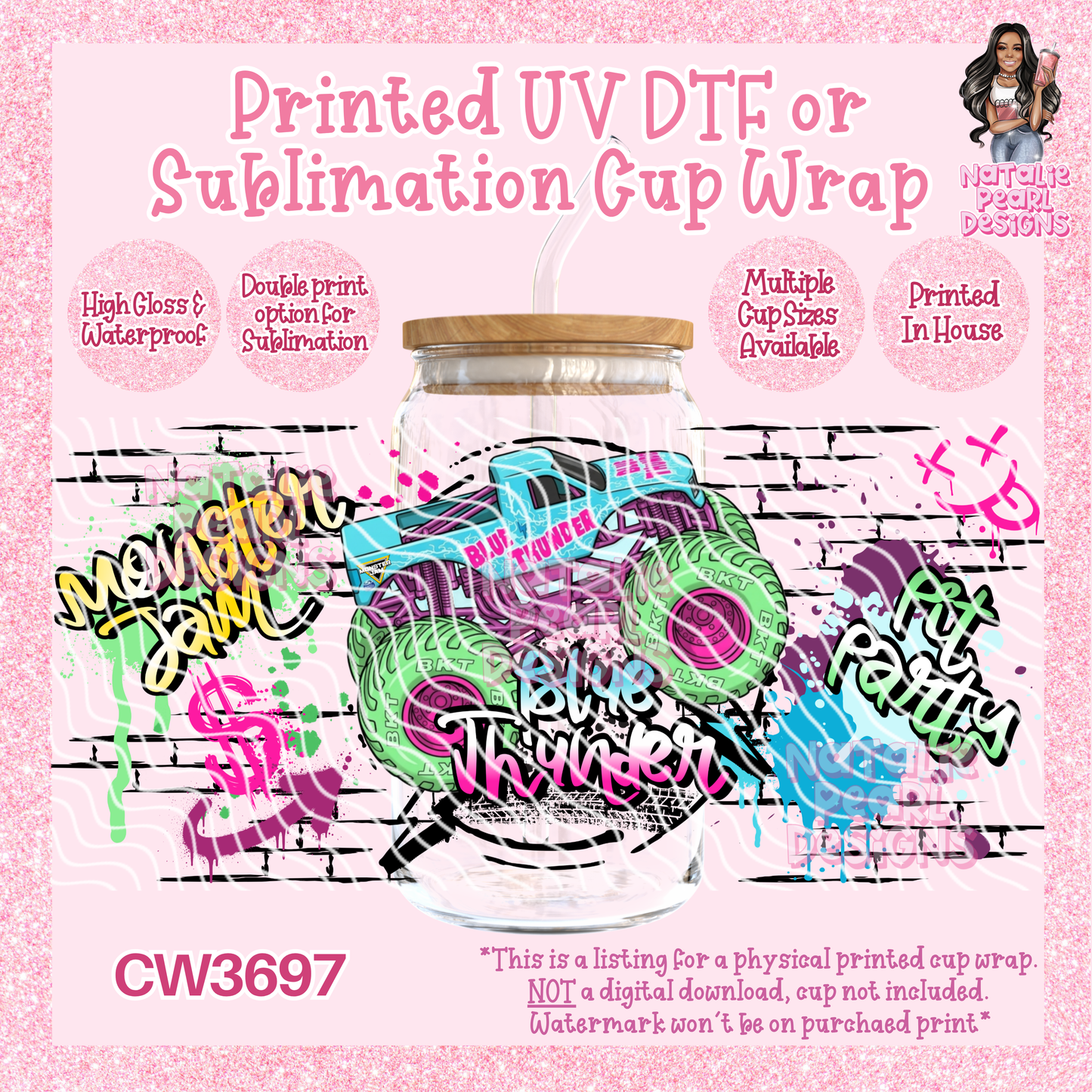 CW3697 UV DTF/SUB Cup Wraps