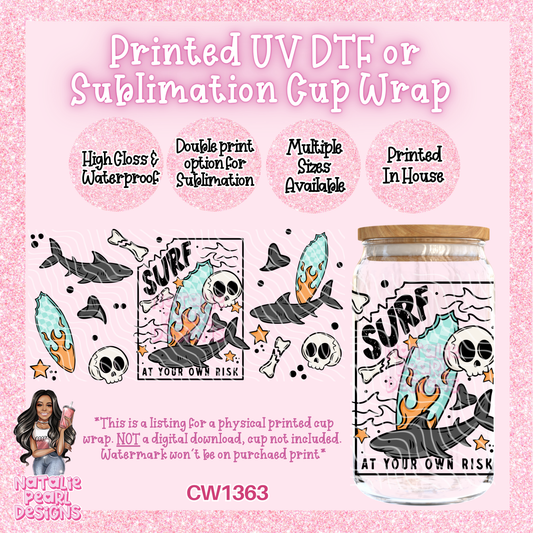 CW1363 UV DTF/SUB Cup Wrap
