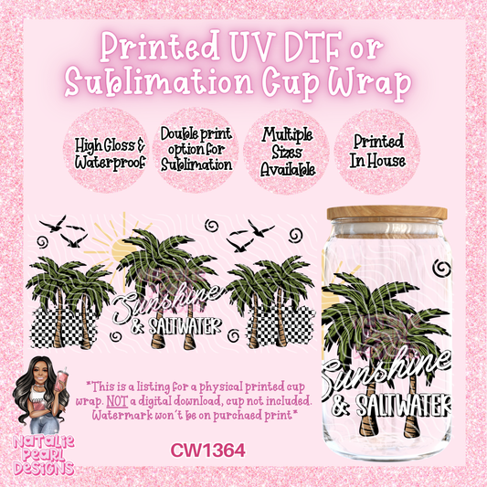 CW1364 UV DTF/SUB Cup Wrap