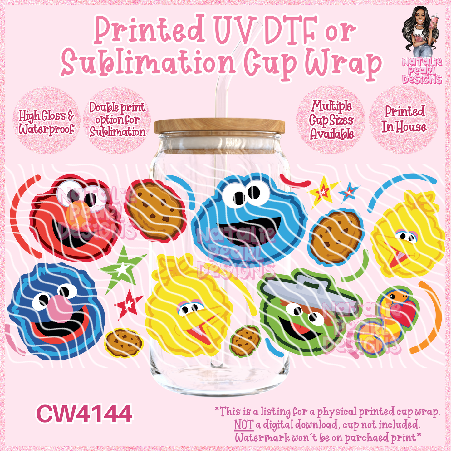 CW4144 UV DTF/SUB Cup Wraps