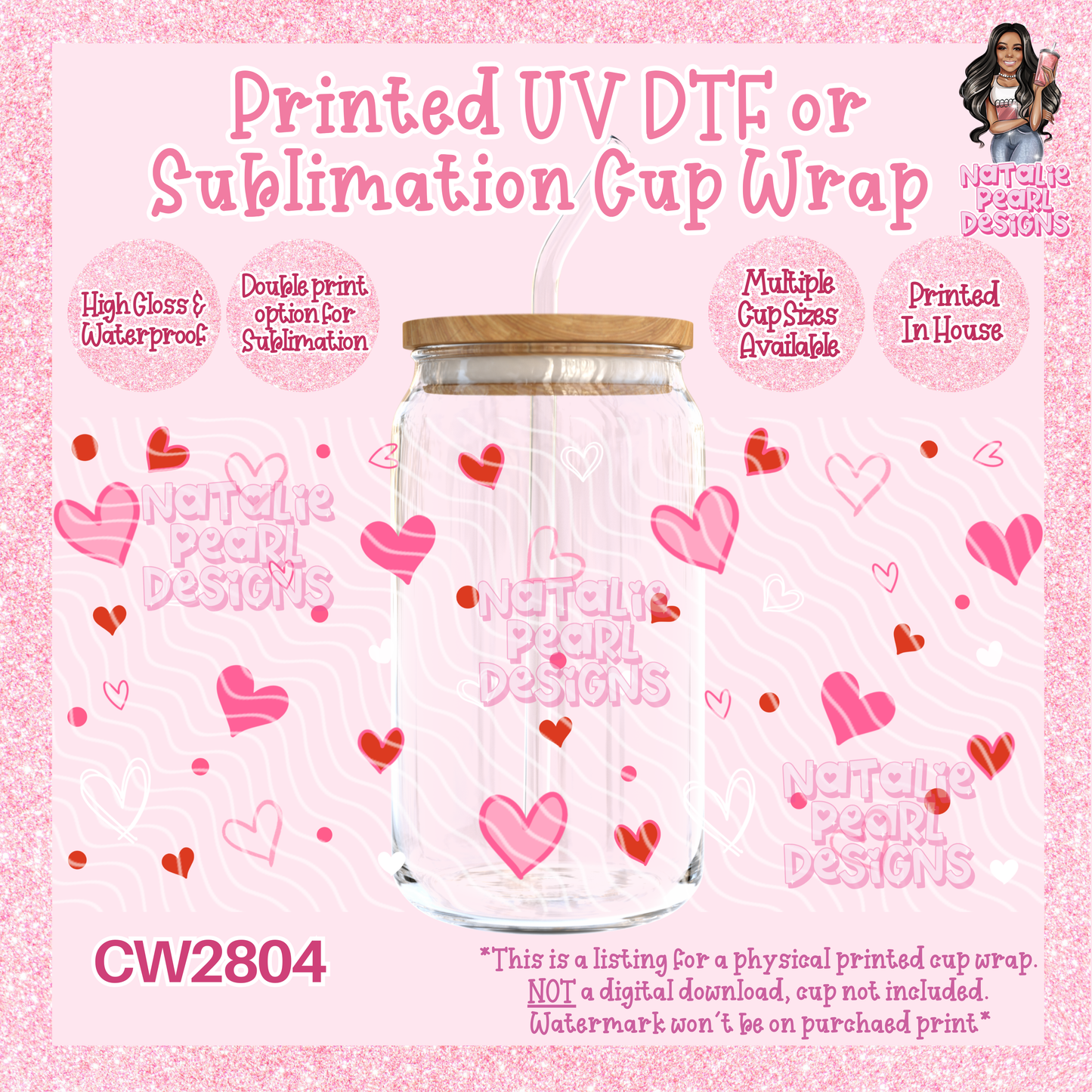 CW2804 UV DTF/SUB Cup Wraps