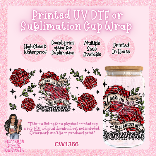 CW1366 UV DTF/SUB Cup Wrap