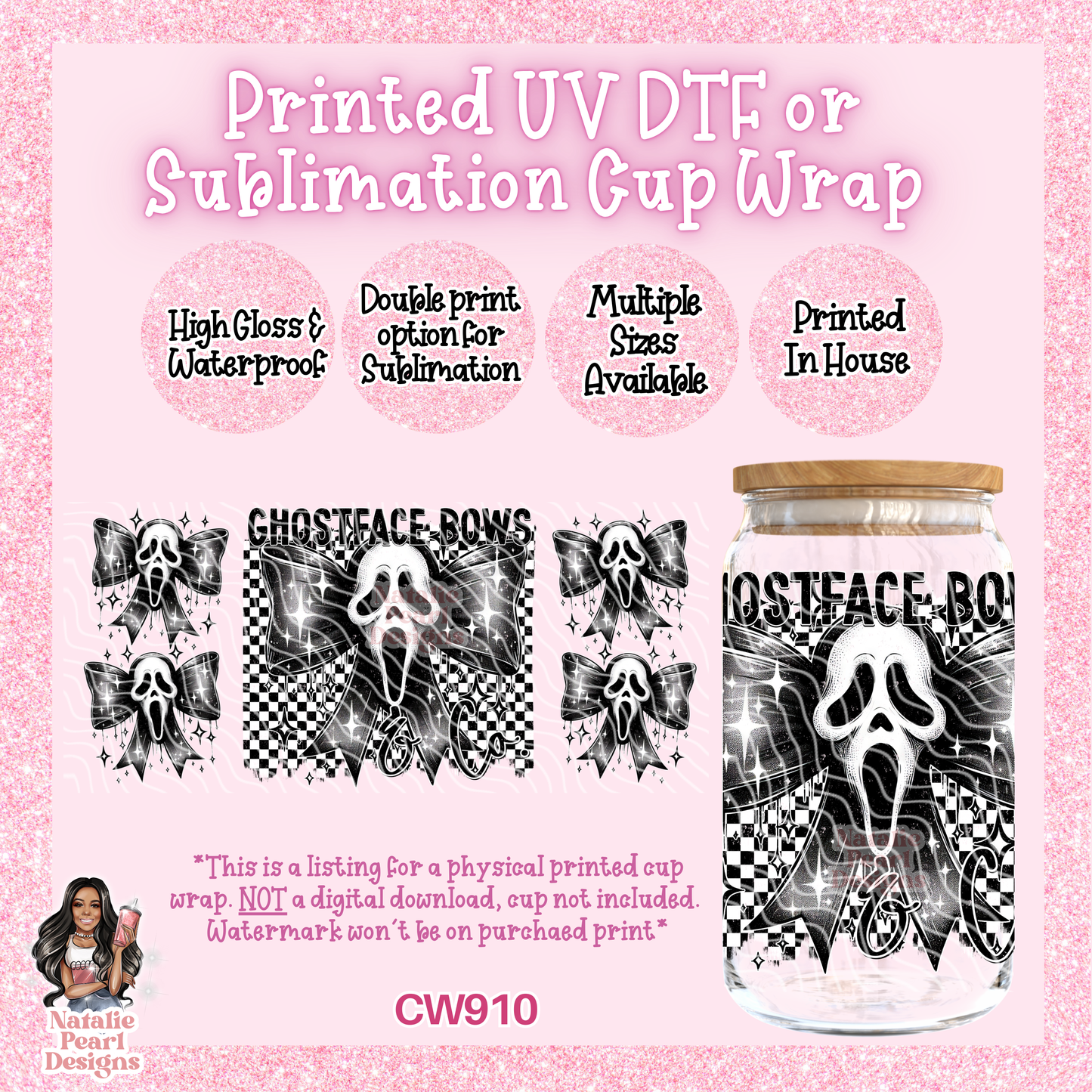 CW910 UV DTF/SUB Cup Wrap