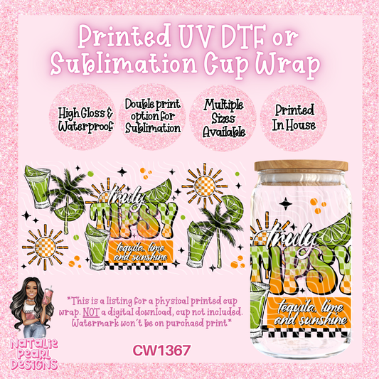 CW1367 UV DTF/SUB Cup Wrap